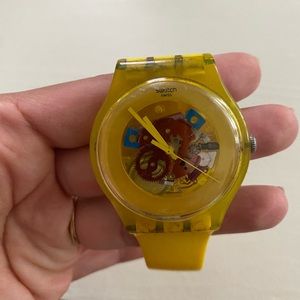 Yellow men’s watch